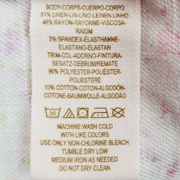 Free People Linen Blend Cream Aztec Boho Geometric Print Summer Shorts - Picture 8 of 8